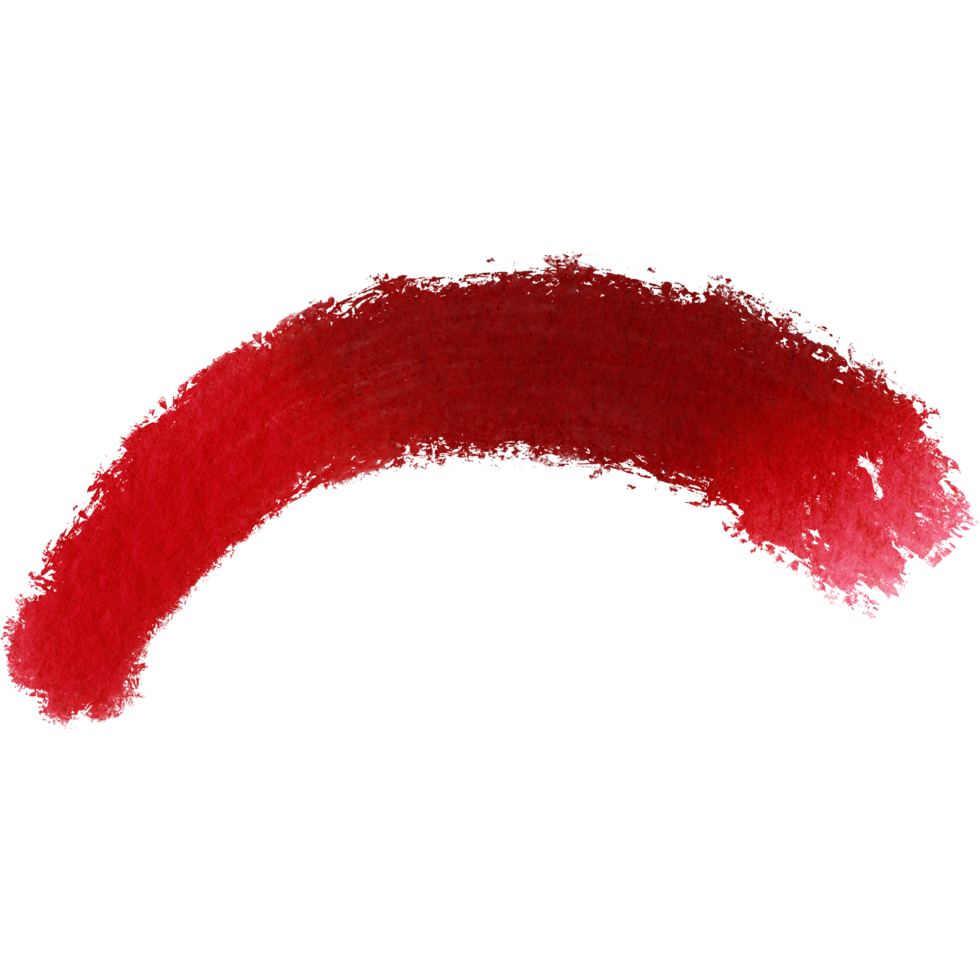 A Red stroke blending gritty grunge textures with delicate watercolor washes png