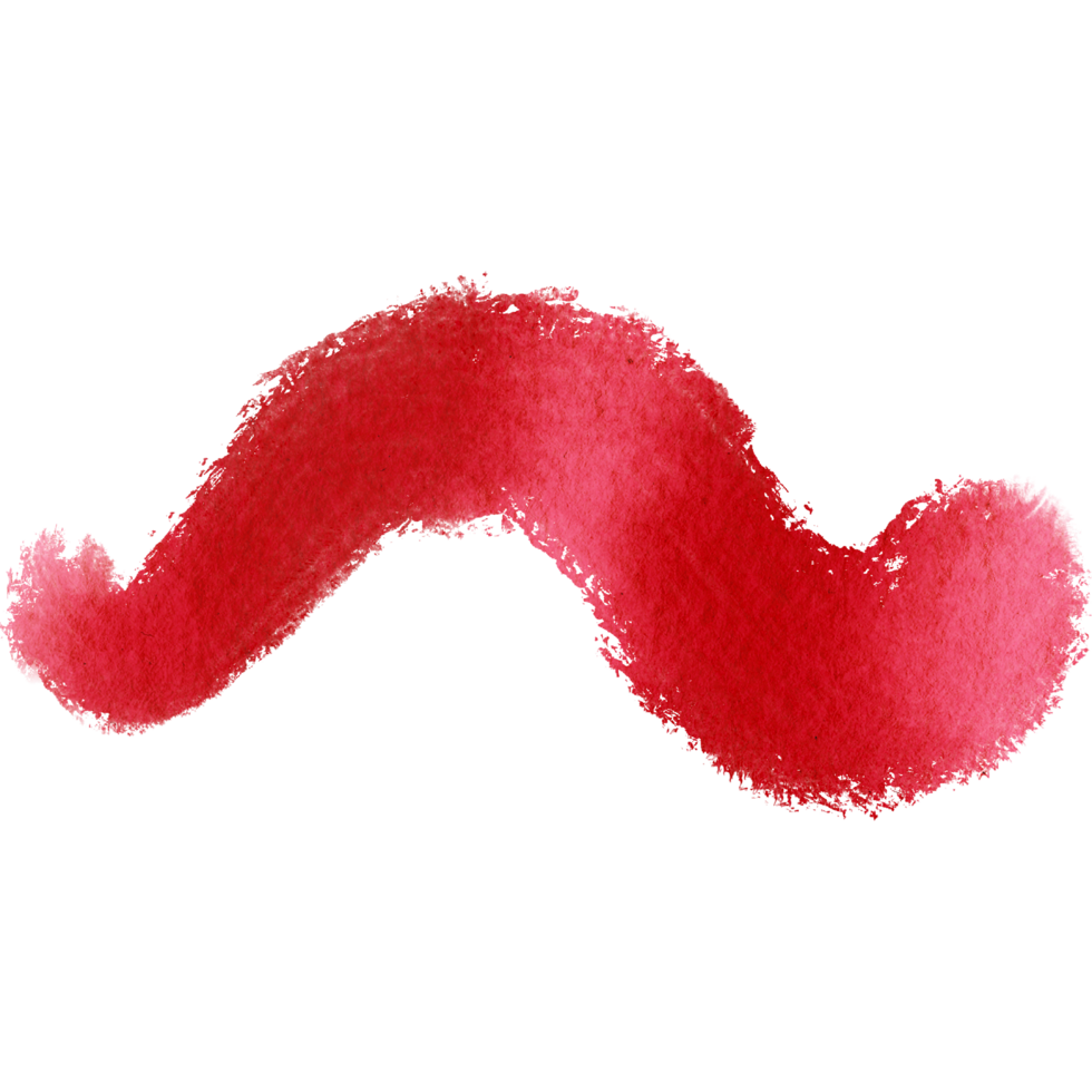 A Red stroke where rugged grunge meets smooth watercolor blends png