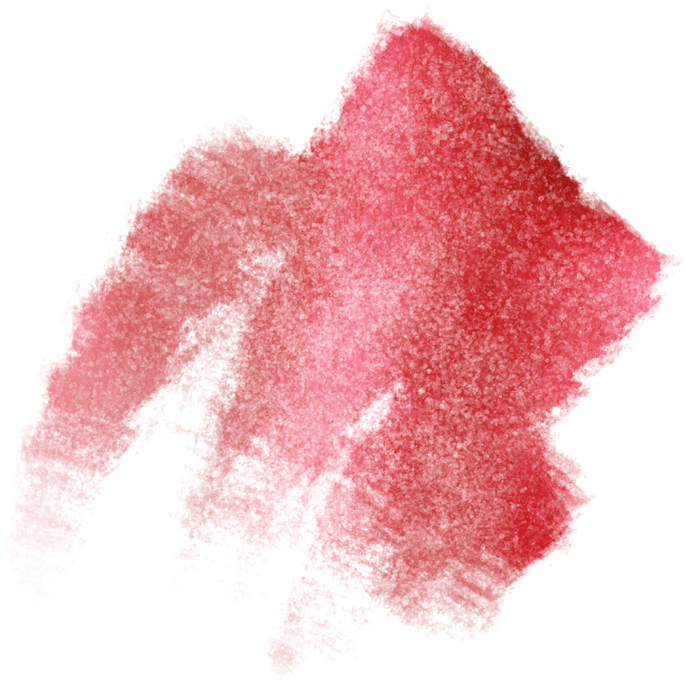 A Red brushstroke blending gritty grunge elements into soft watercolor transitions png