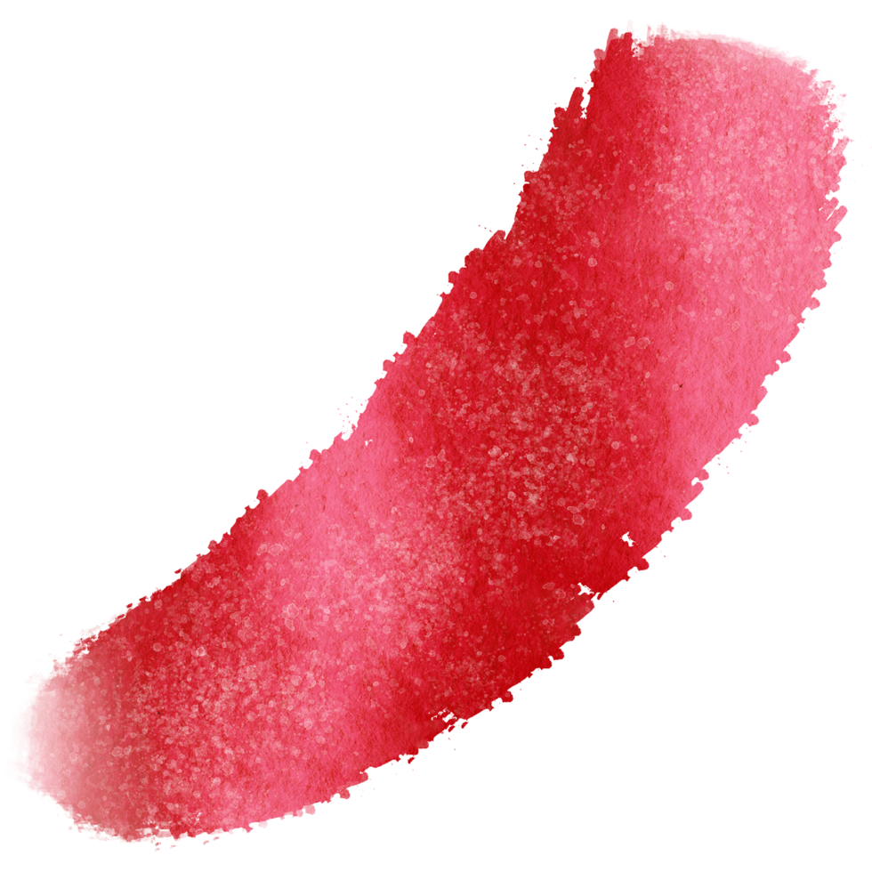 A rough edged Red stroke blending grunge textures with gentle watercolor gradients png