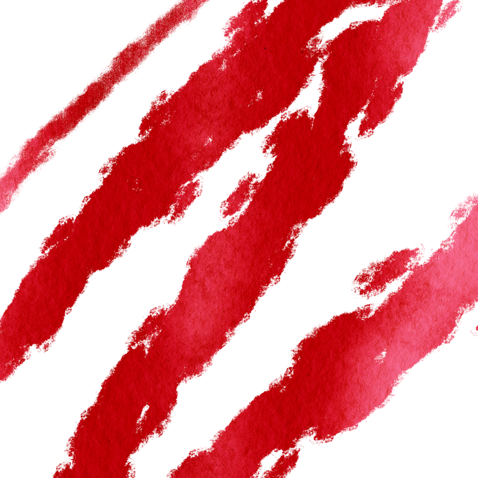 A Red brushstroke blending gritty textures with smooth watercolor washes png
