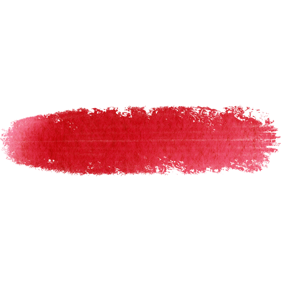 A rough Red brushstroke blending rugged grunge elements with smooth watercolor transitions png