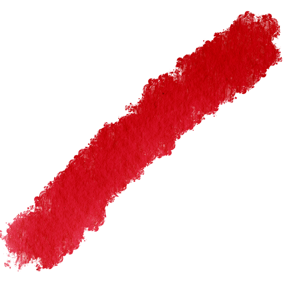 A rough Red brushstroke blending rugged grunge elements with smooth watercolor gradients png