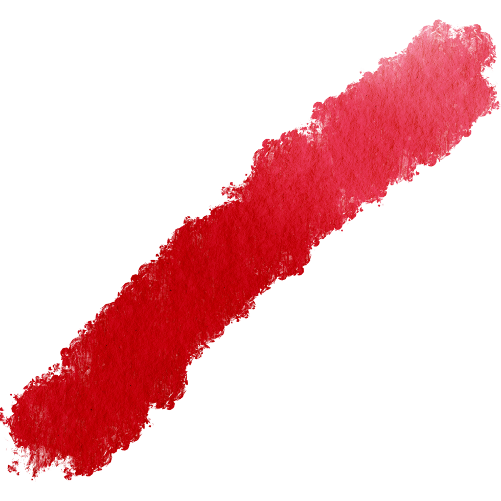Grunge textured Red brush stroke merging into soft watercolor washes png