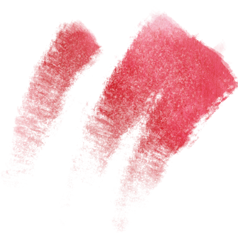 Grunge textured Red stroke fading into gentle watercolor washes png