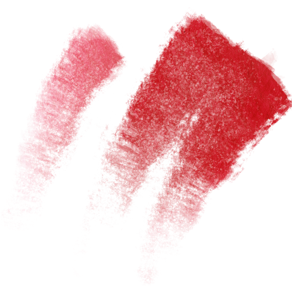Textured Red stroke fading into delicate watercolor shades png
