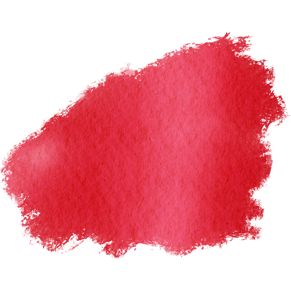 Textured Red stroke merging into smooth watercolor hues png