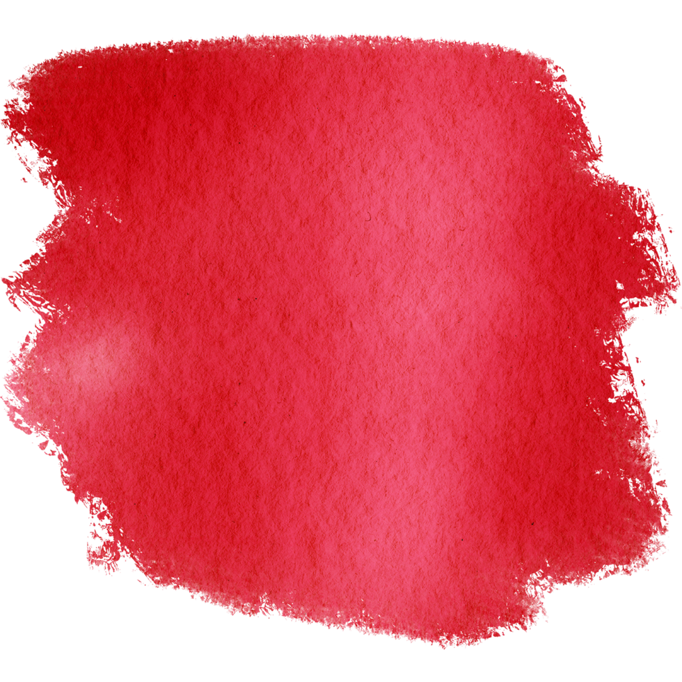 Textured Red stroke fading into soft watercolor washes png