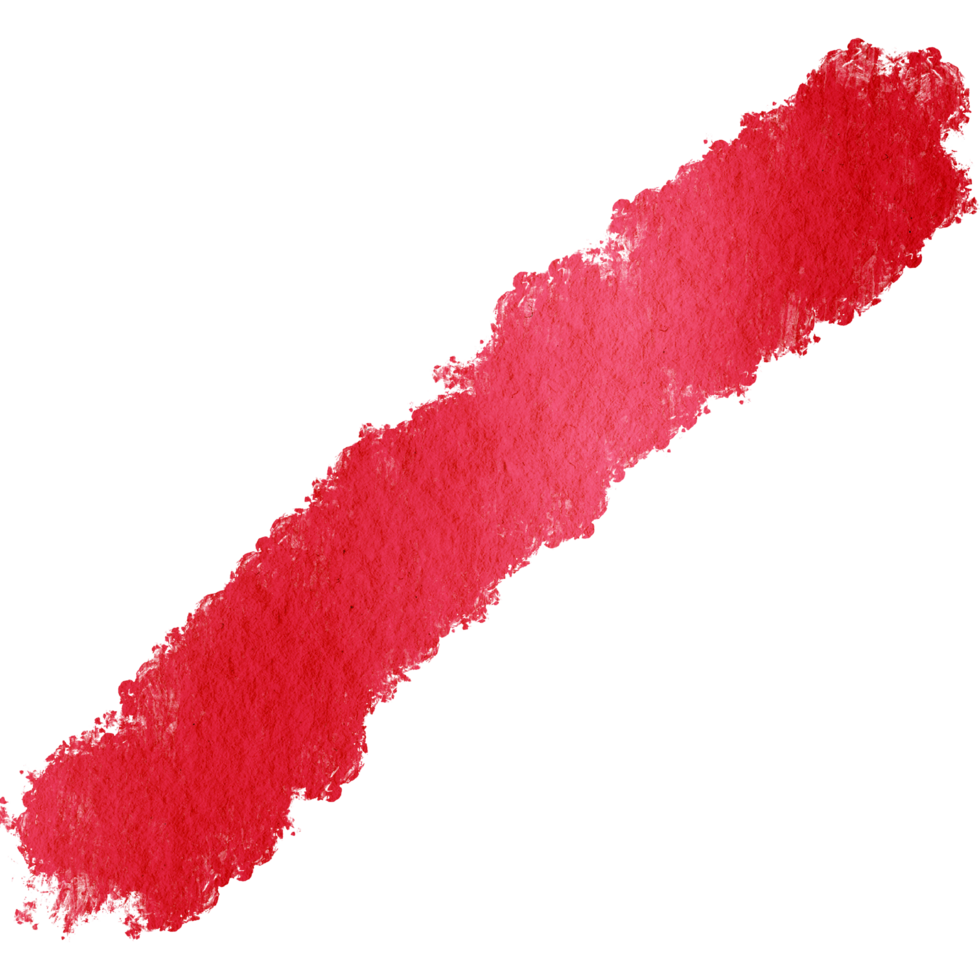 Textured Red stroke blending into delicate watercolor shades png