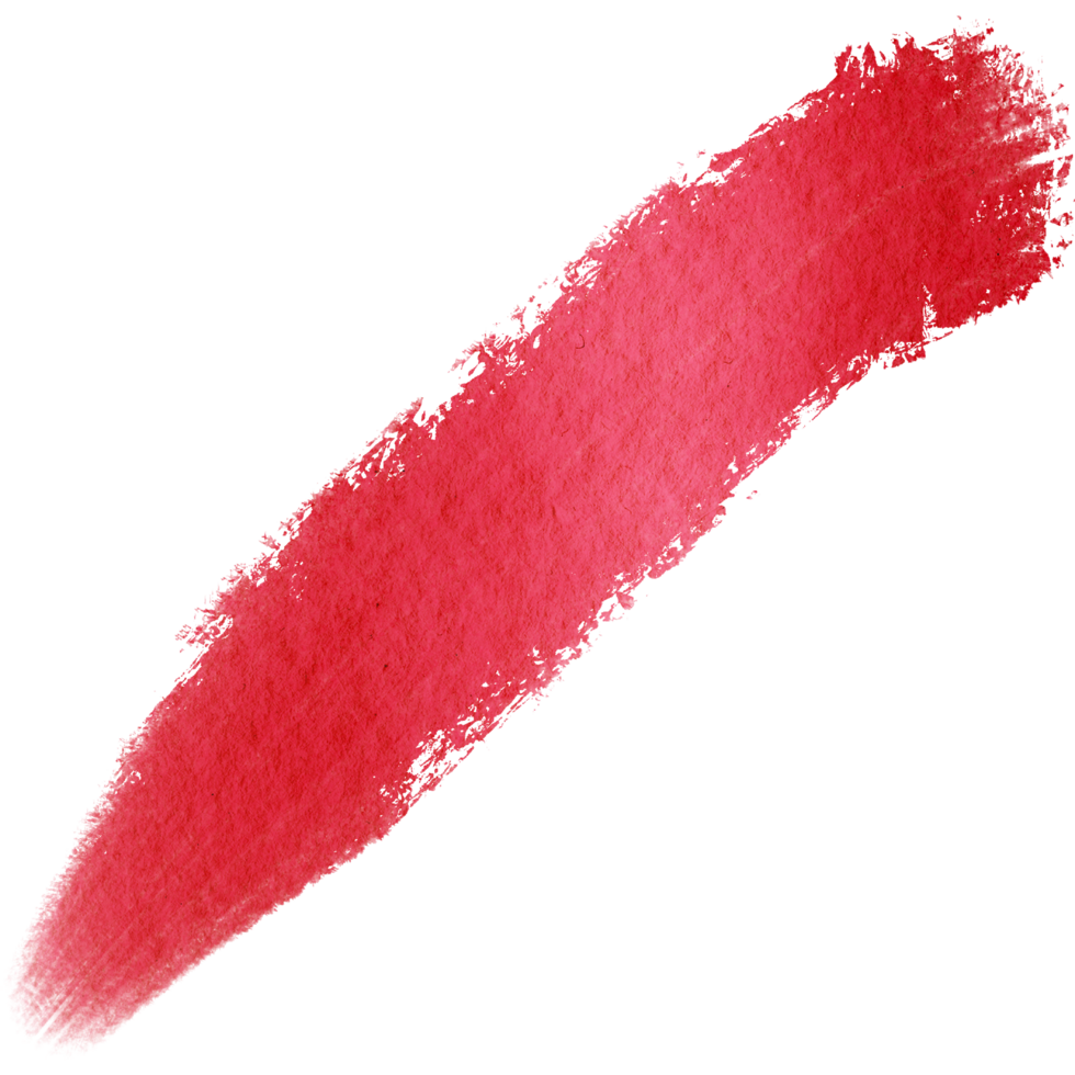 Red brush stroke merging textured grunge into gentle watercolor gradients png