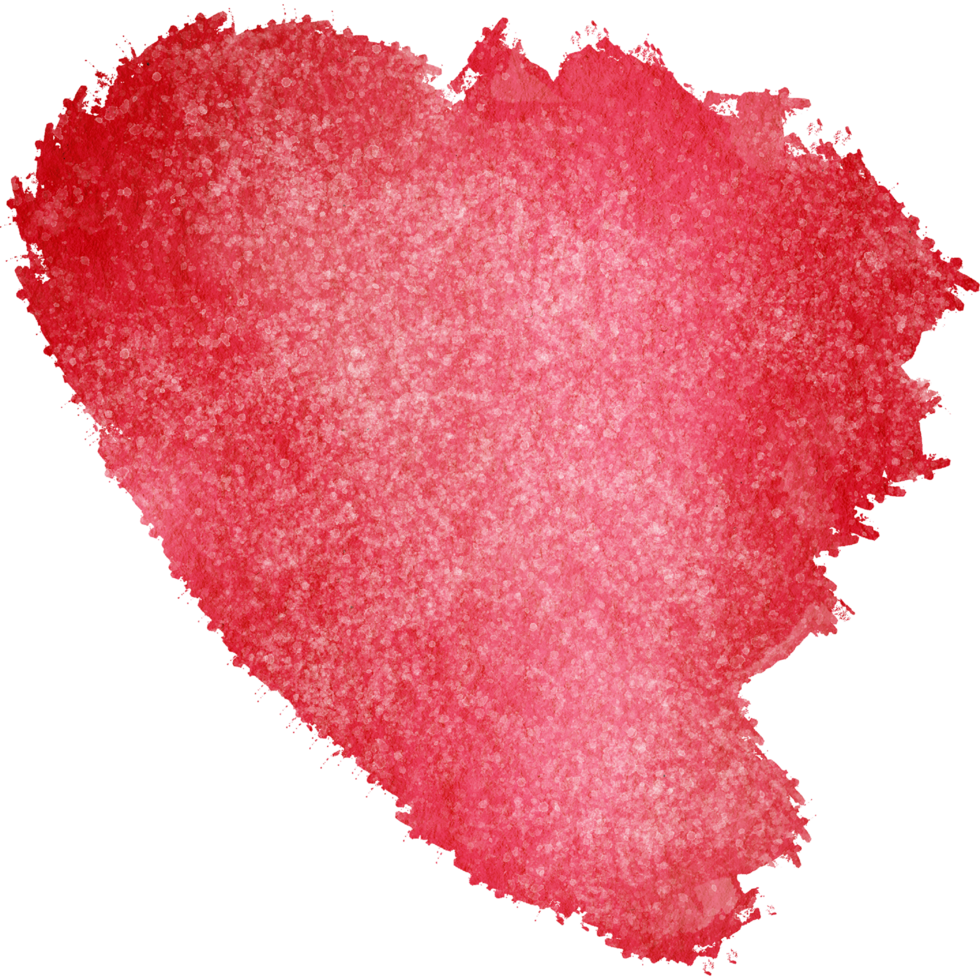 A gritty Red brushstroke fading into soft watercolor tones png