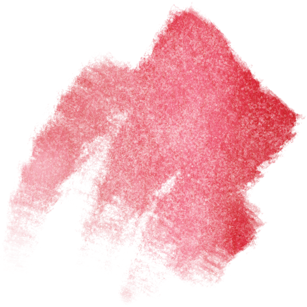 A rough Red brushstroke dissolving into delicate watercolor gradients png