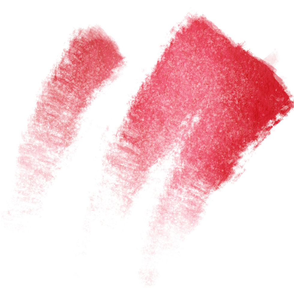 Textured Red stroke flowing into soft watercolor shades png
