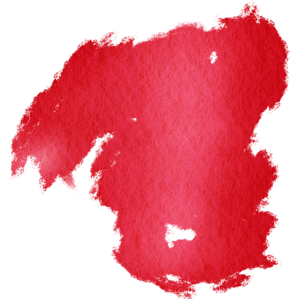 A rough Red brushstroke transitioning into smooth watercolor gradients png