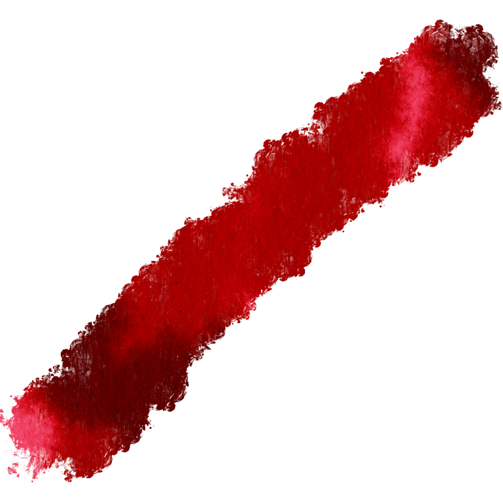 A textured Red stroke blending into fluid watercolor hues png
