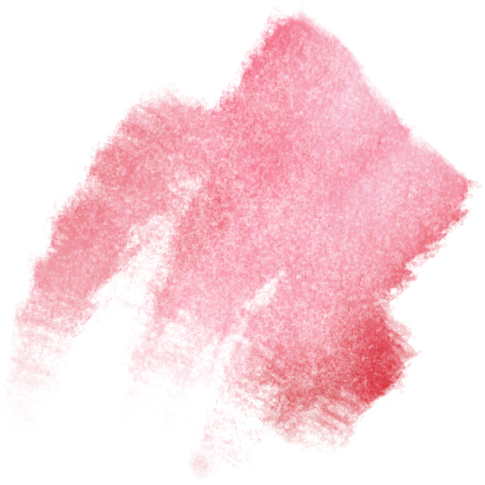 Red stroke fading into soft watercolor hues png