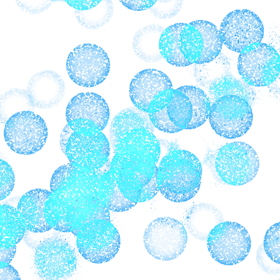 Illustration of blue bokeh lights dreamy and festive mood png