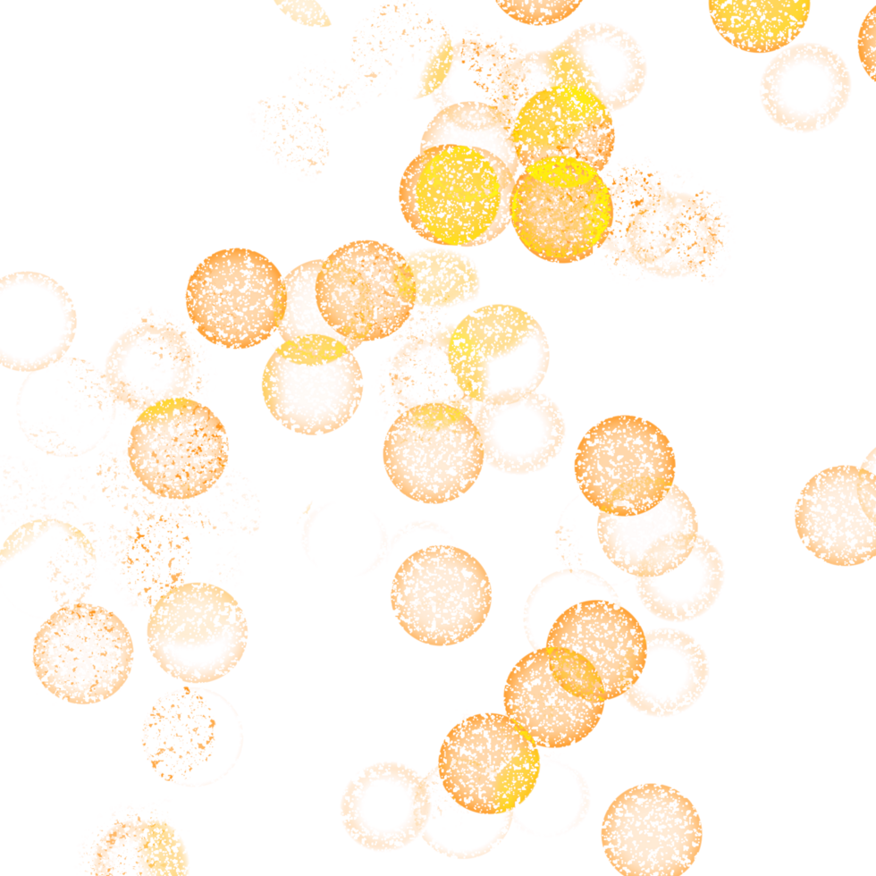 Golden bokeh light illustration creating a vibrant and joyful mood png