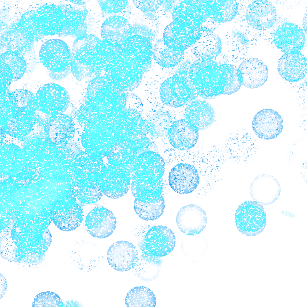 Subtle blue bokeh light illustration gentle and tranquil mood png