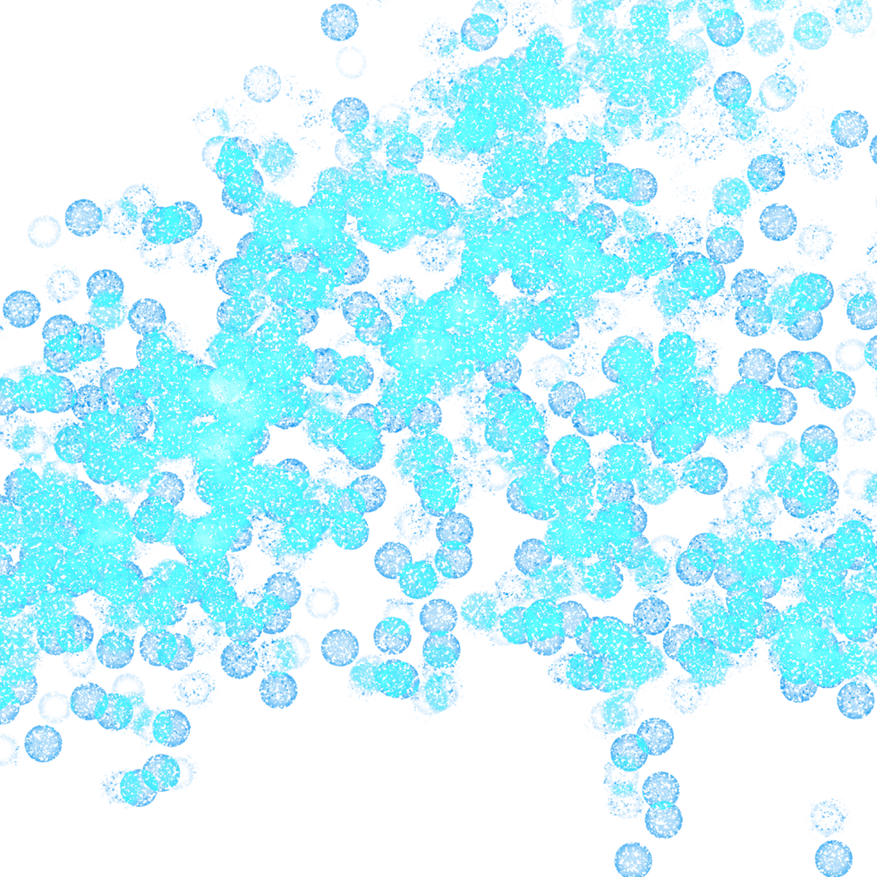 Blue bokeh light illustration evoking a sense of tranquility png