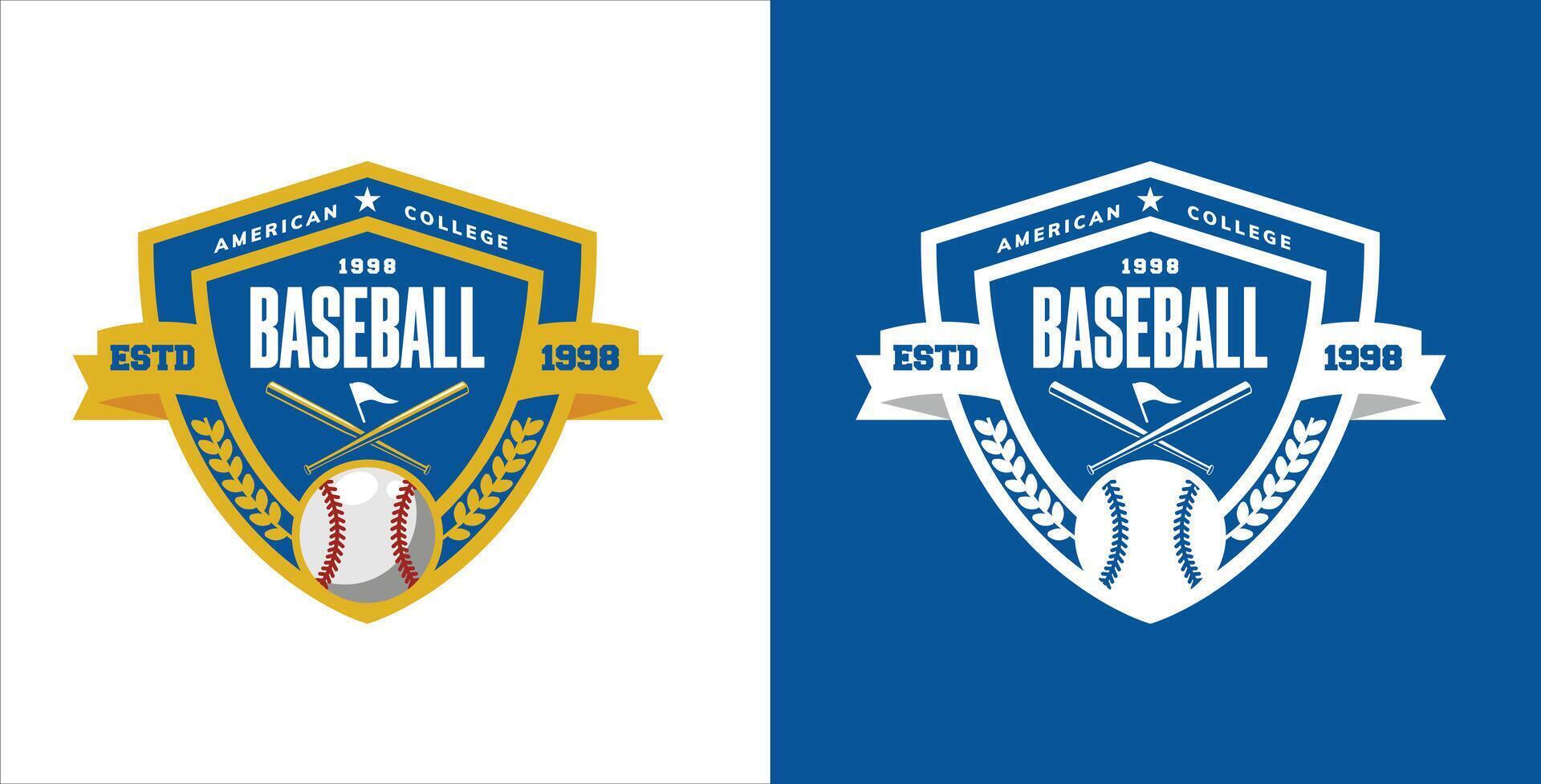 concept of baseball logo vector