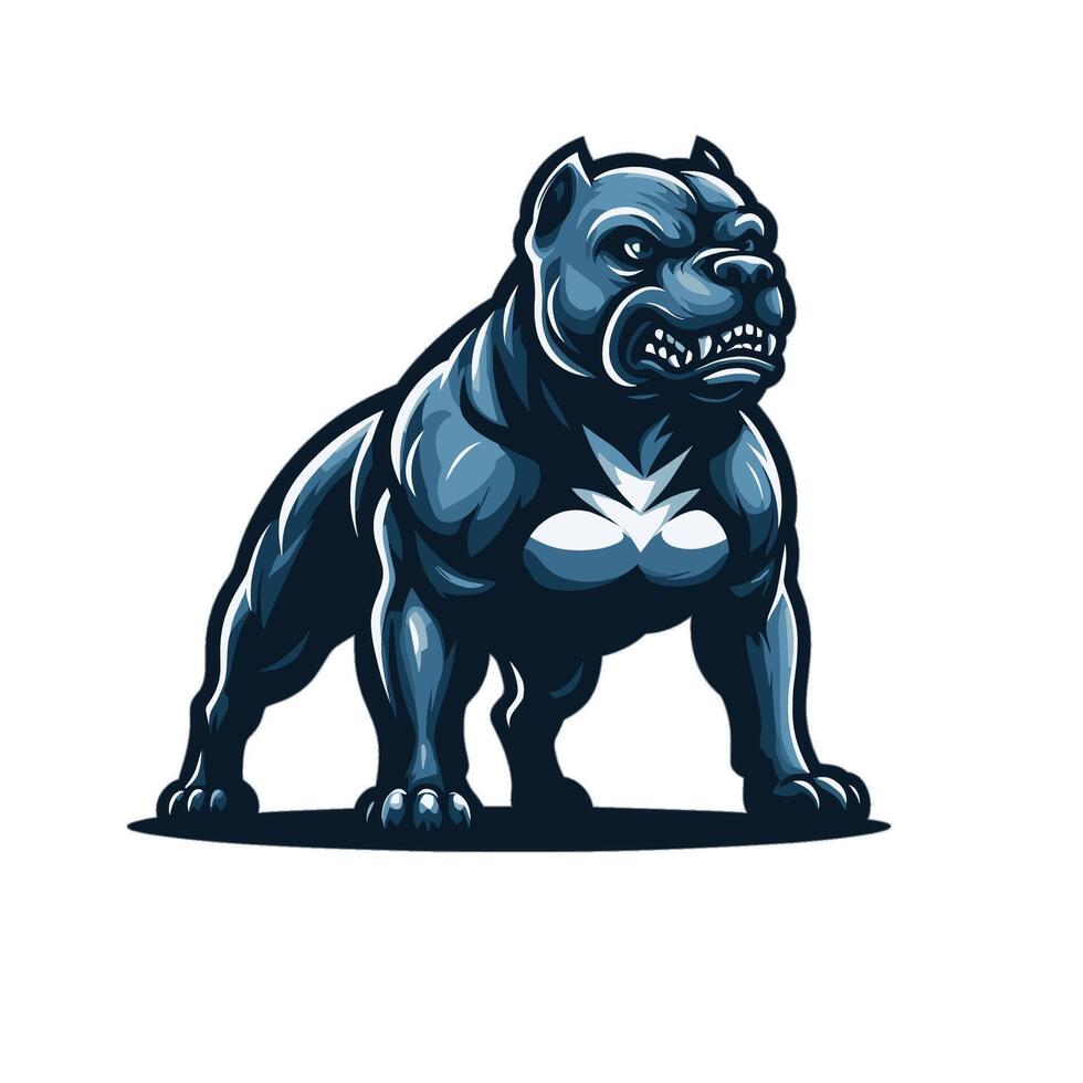 An image of a dog with a big mouth vector