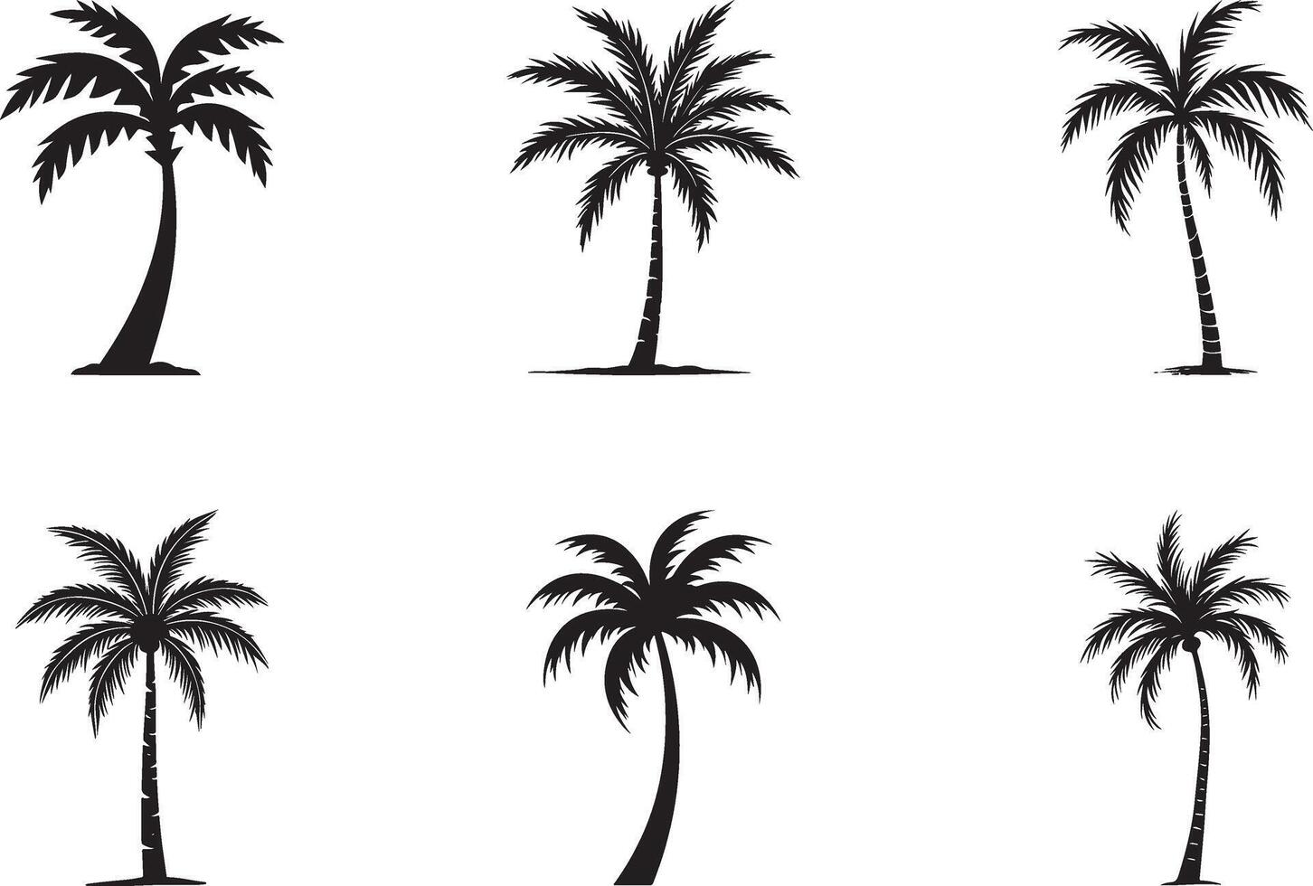 Stylized pine tree silhouette line art with modern and sharp lines vector