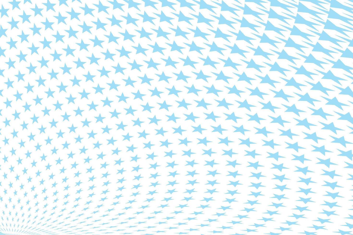 simple abstract sky color small to big star geometric pattern a circular design with stars in the center vector