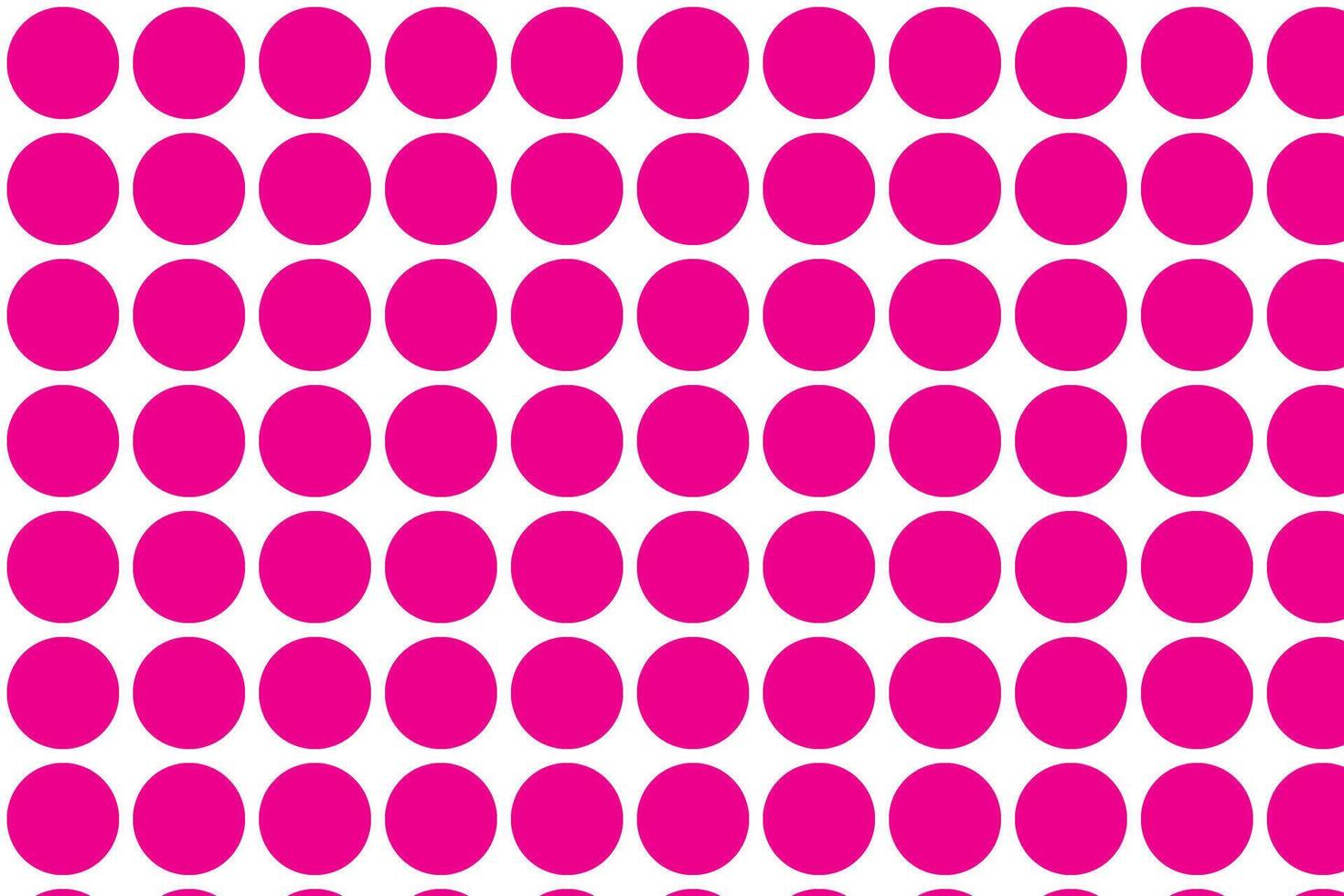 simple abstract pink color polka dot pattern pink circles on a white background vector