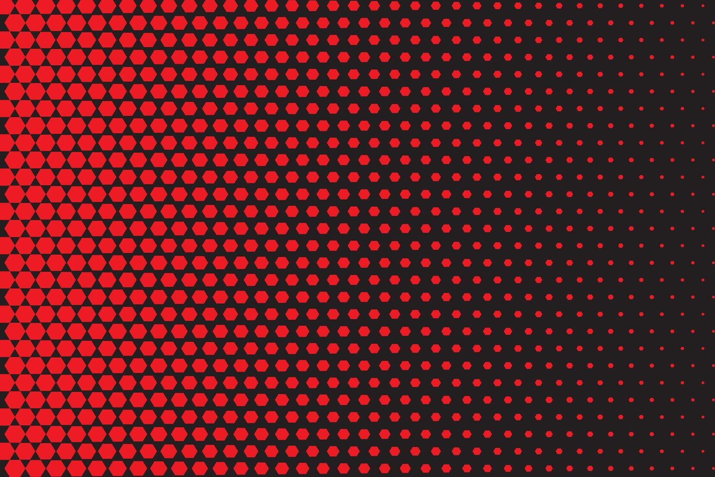 simple abstract black and red color halftone polygon blend pattern a red light that is on a black background vector