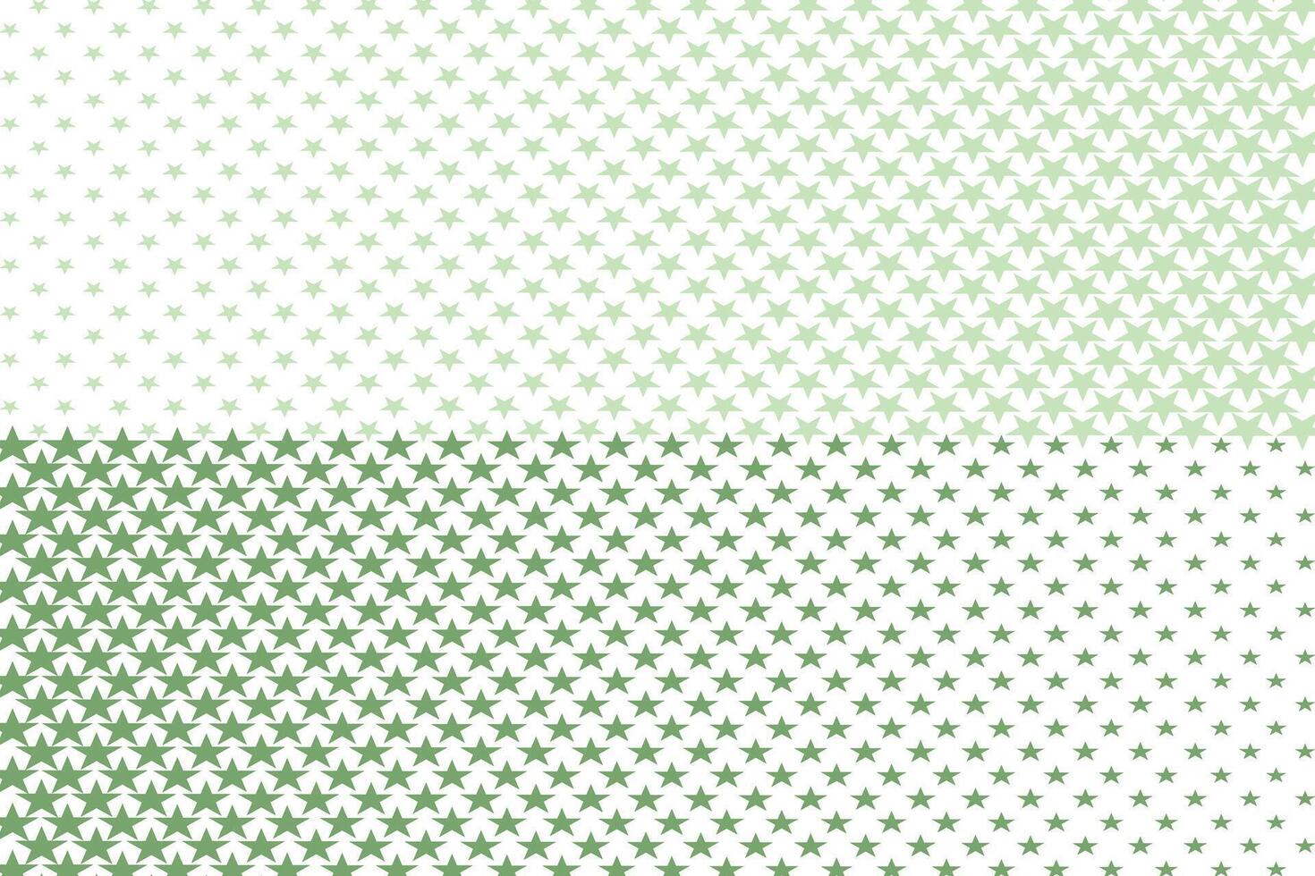 simple abstract grass green color halftone star blend pattern green stars on a white background vector