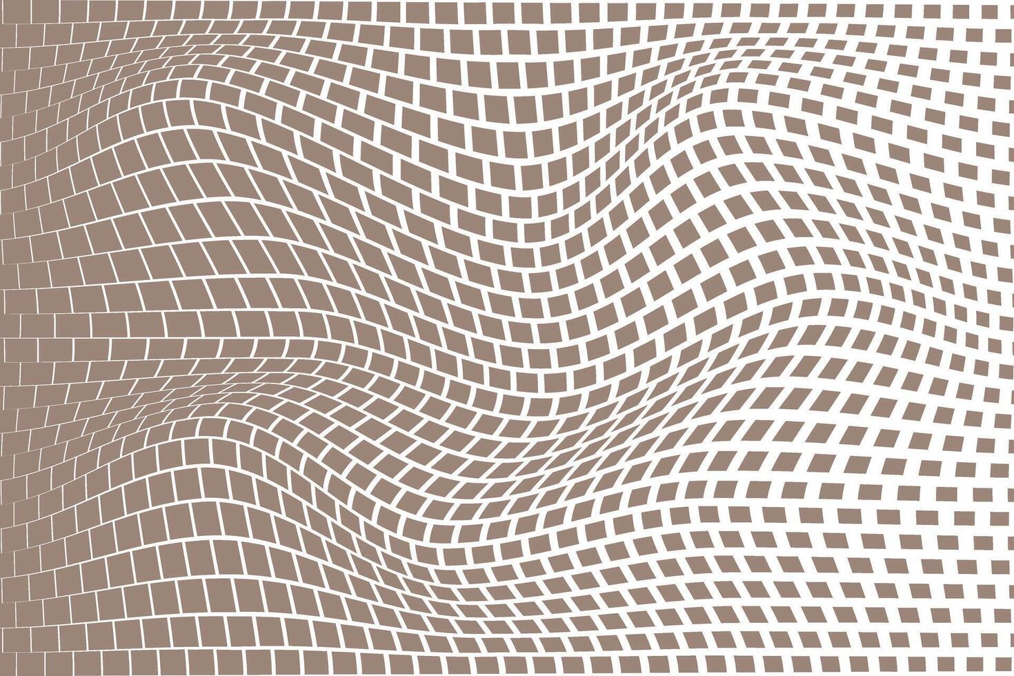 simple abstract brown color small square halftone blend wavy pattern abstract image with a wavy pattern in the middle vector