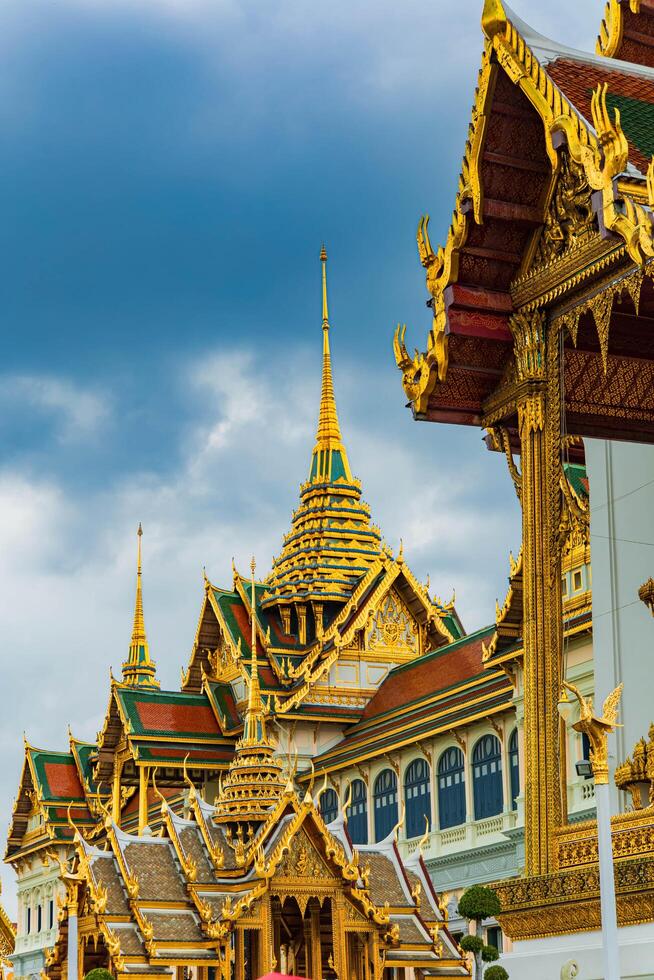 Golden roof of Grand palace, Bangkok, Thailand. photo