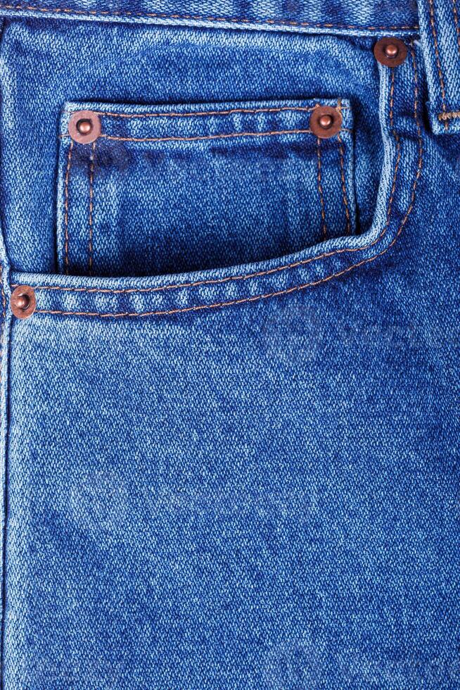 blue color jeans texture on white background photo