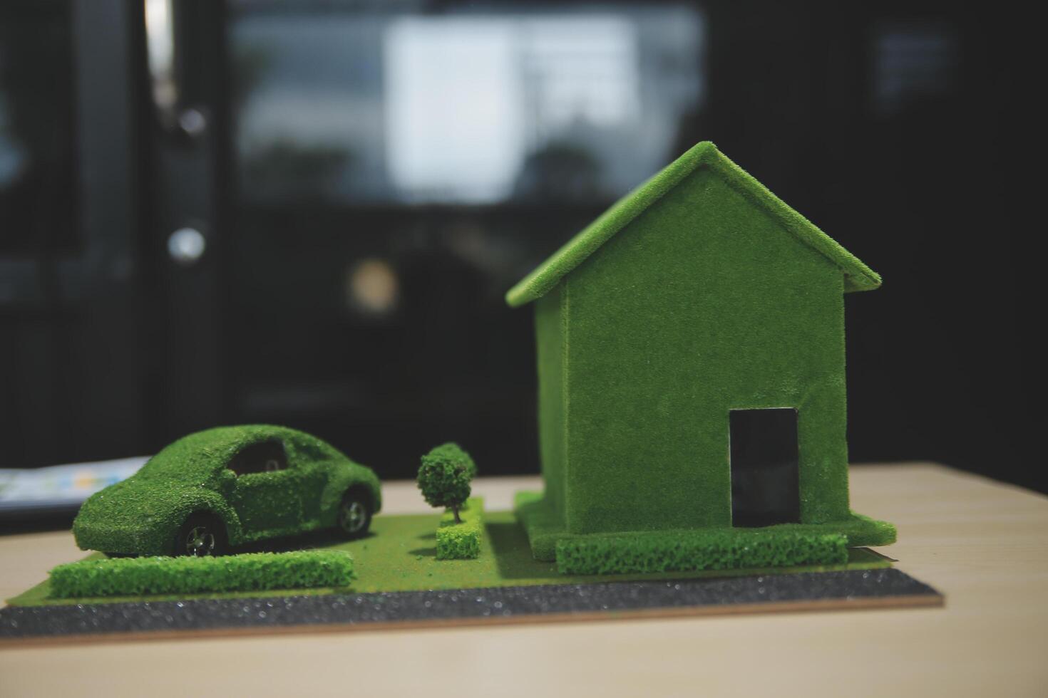 Green energy business company meeting with business people planning and discuss marketing of sustainable and renewable clean energy product with solar cell and wind turbine generator. Trailblazing photo