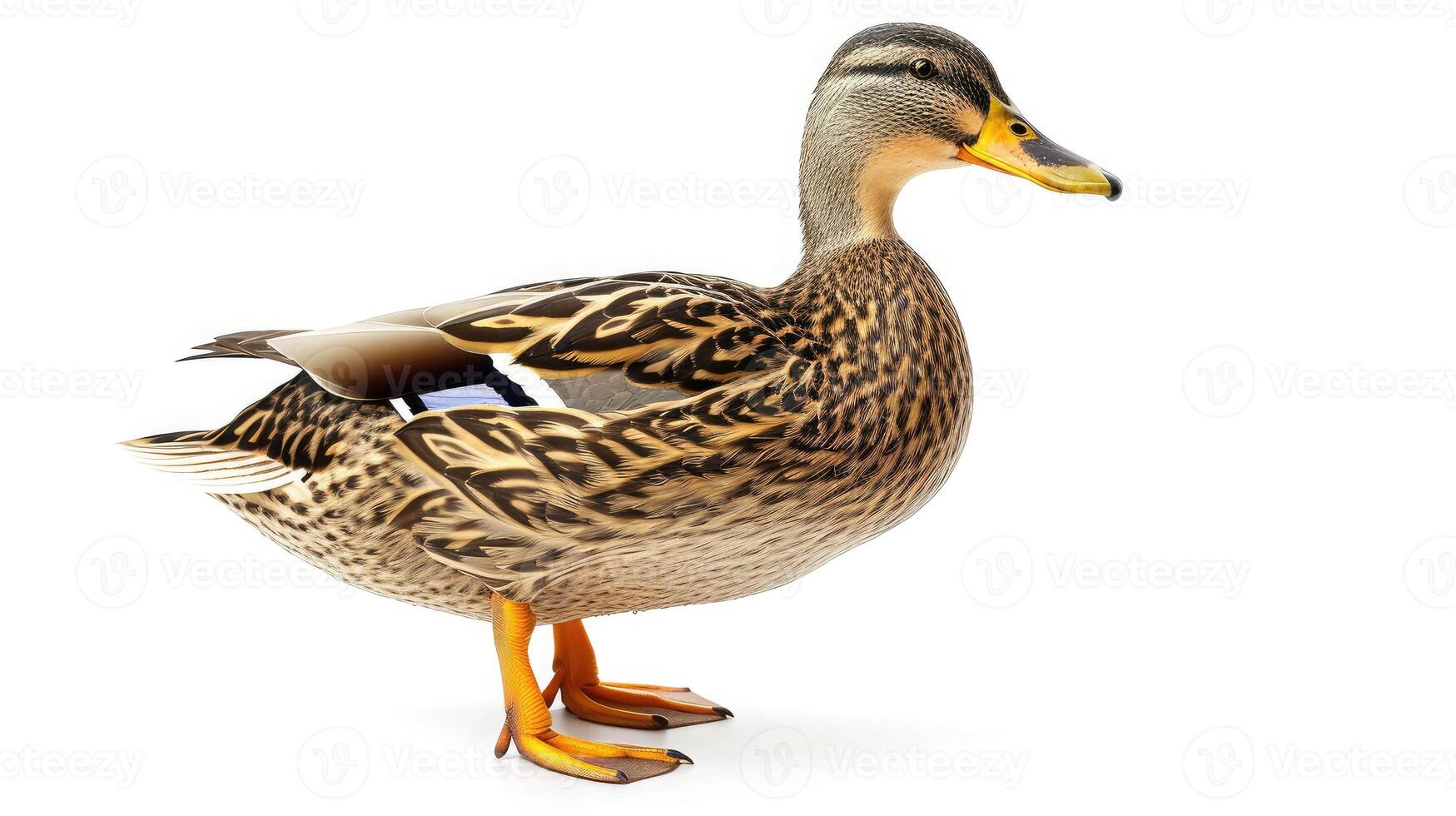 duck on isolated white background. photo