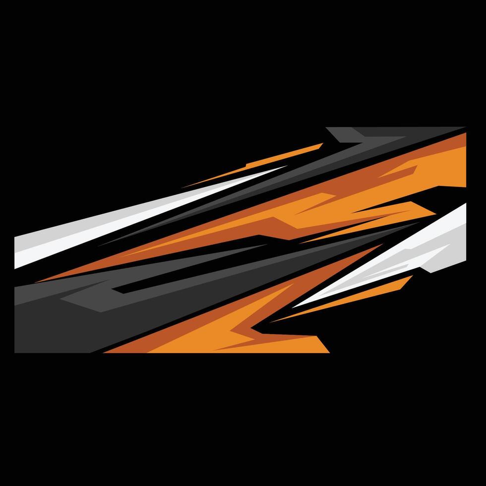 racing car body livery decal design vector
