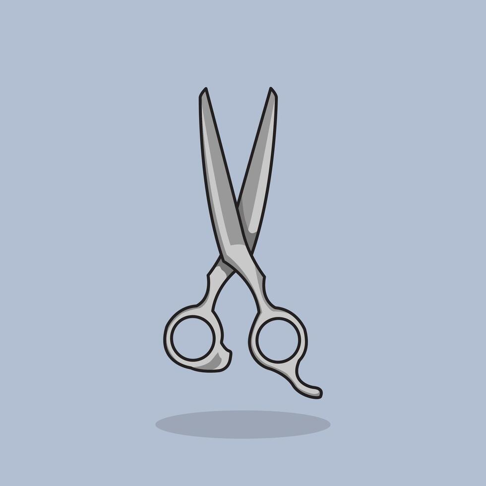 Barber design simple cartoon illustration vector