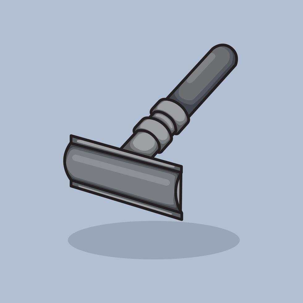 illustration Barber Razor Shaver. vector