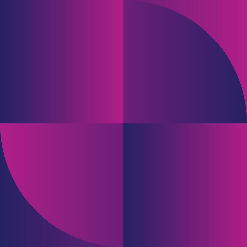 Geometric purple circle background vector