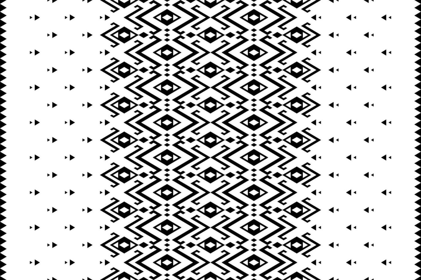 Carpet Mexican style. Ethnic ikat seamless pattern in tribal. Aztec geometric ornament print. Design for background, wallpaper, illustration, fabric, clothing, carpet, textile, batik, embroidery. vector