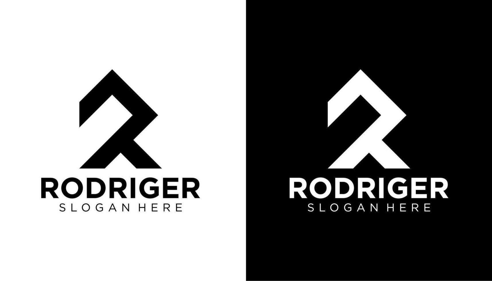modern initial letter R logo design Template vector