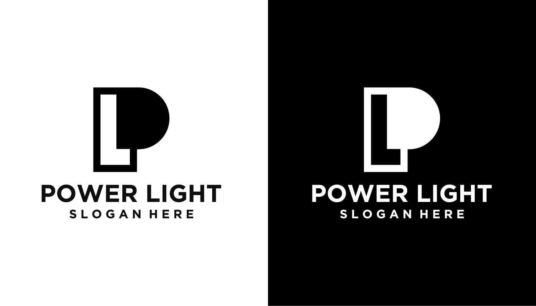 initial letter abstract LP logo. PL icon monogram logo template element vector