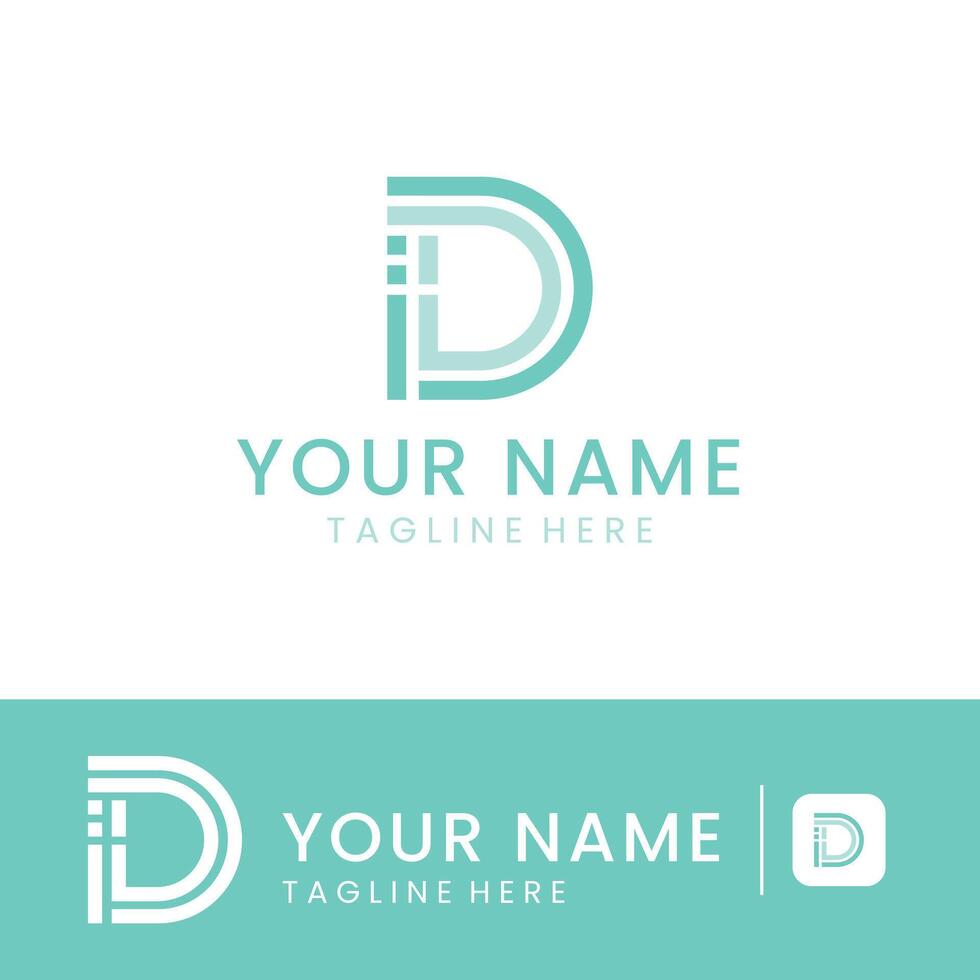 Letter D Logo Design Template vector