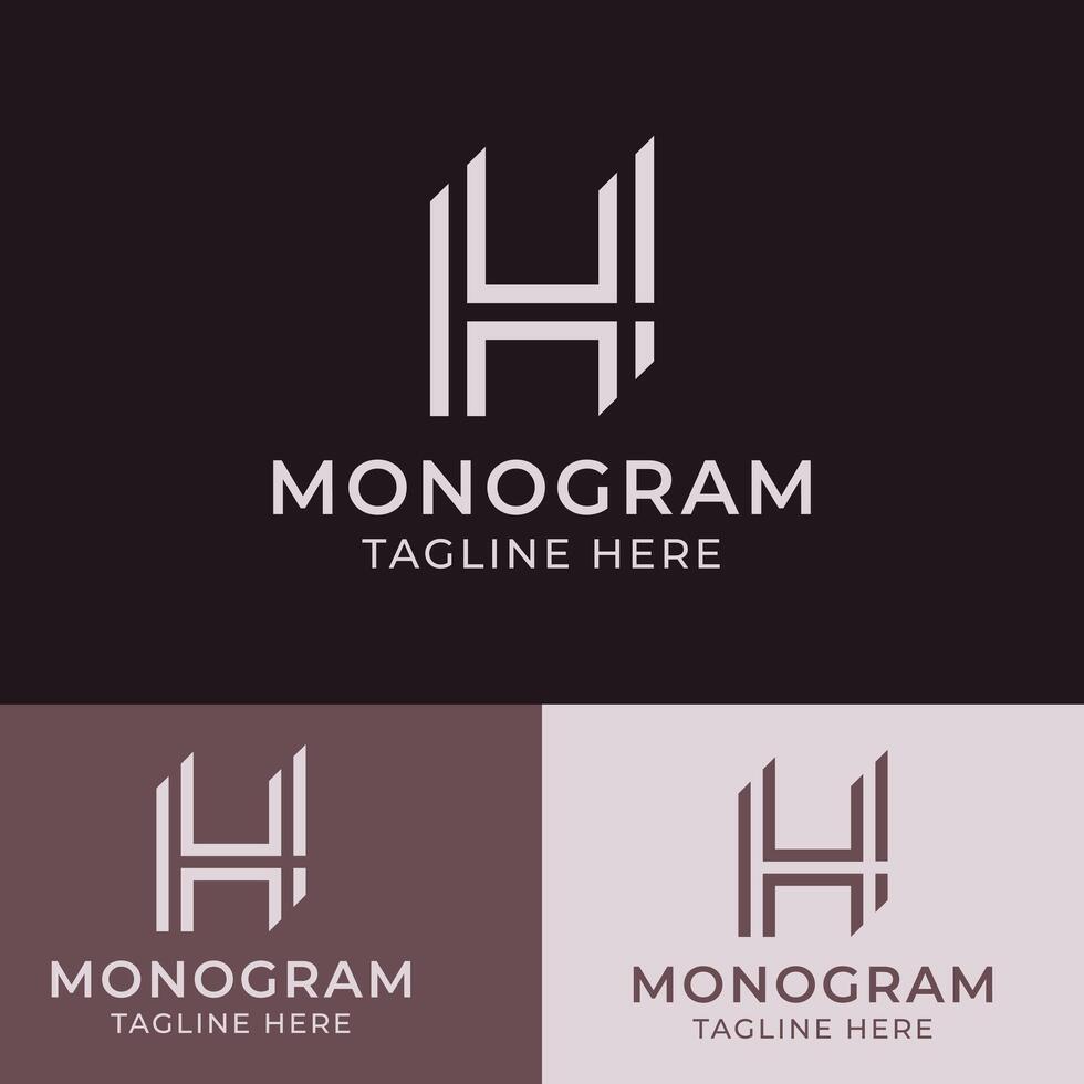 Letter H Logo Design Template vector