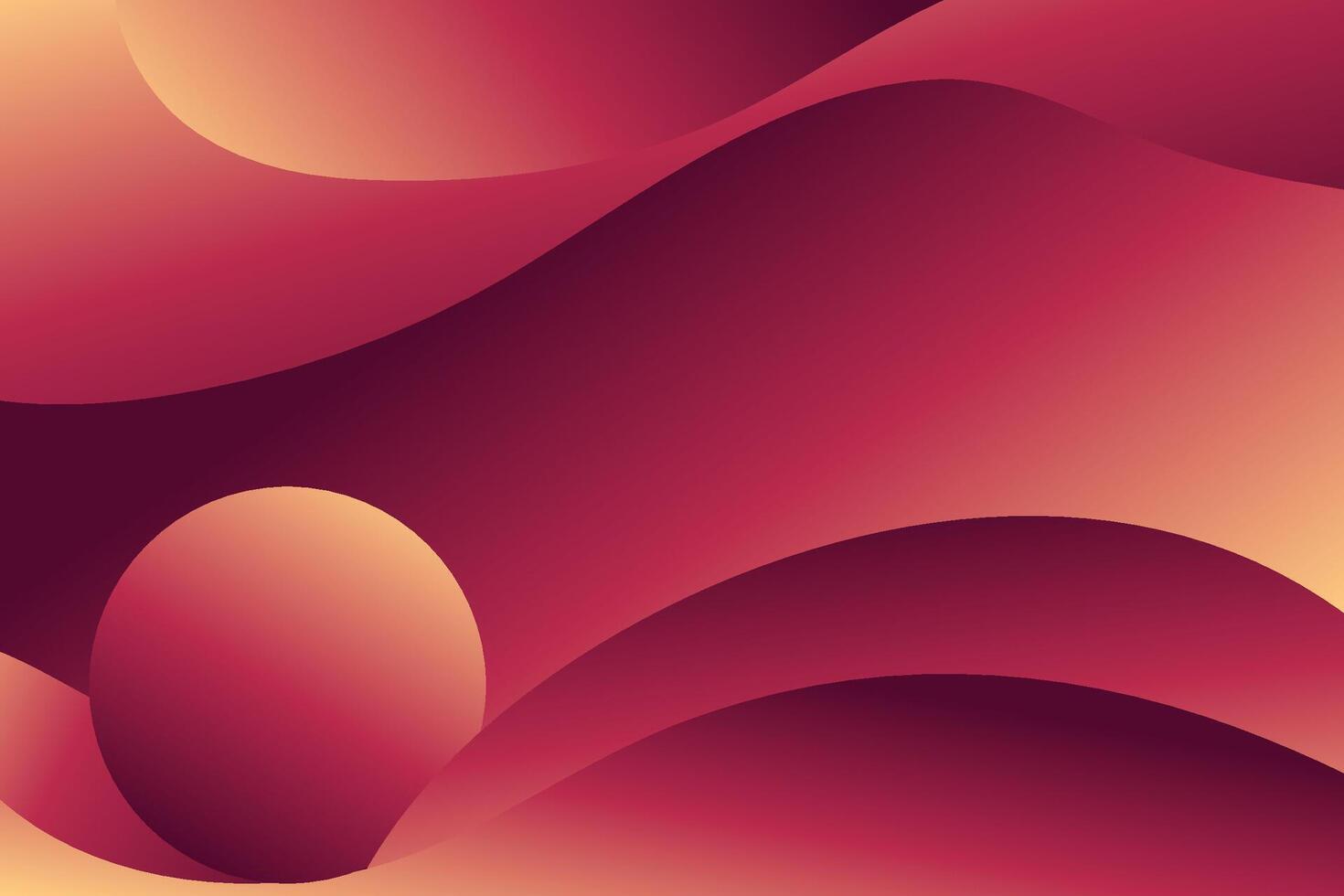 Elevate your design projects with a vibrant red and orange gradient wavy dynamic background - a modern and energetic touch to captivate your audience. vector