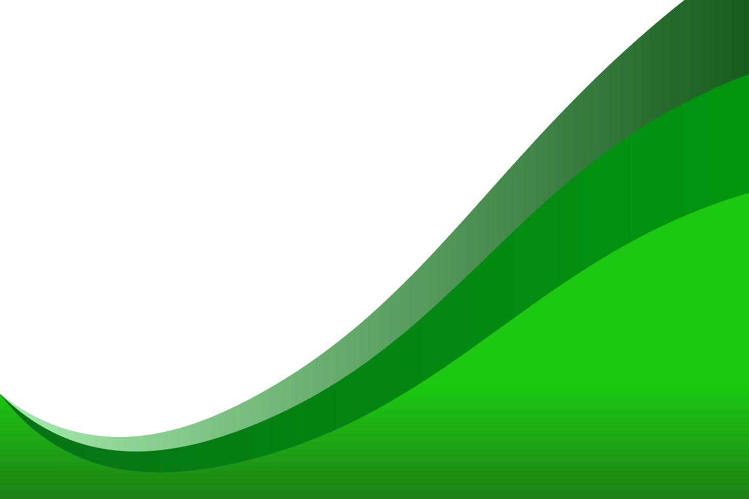 green abstract wave background png