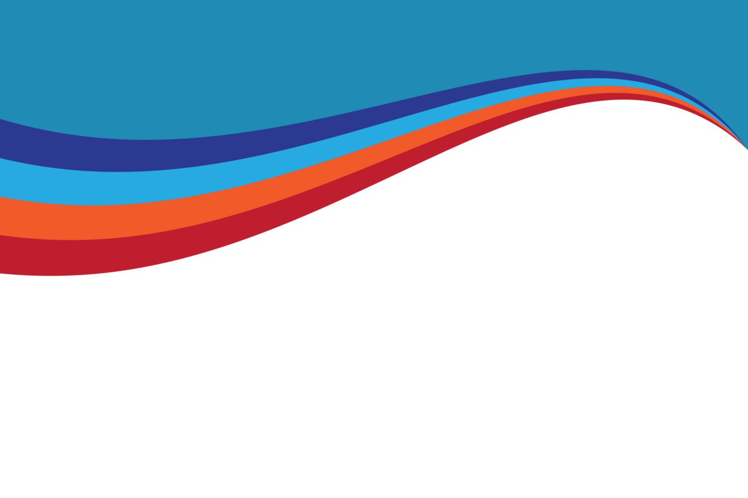 blue, orange and red wave background png