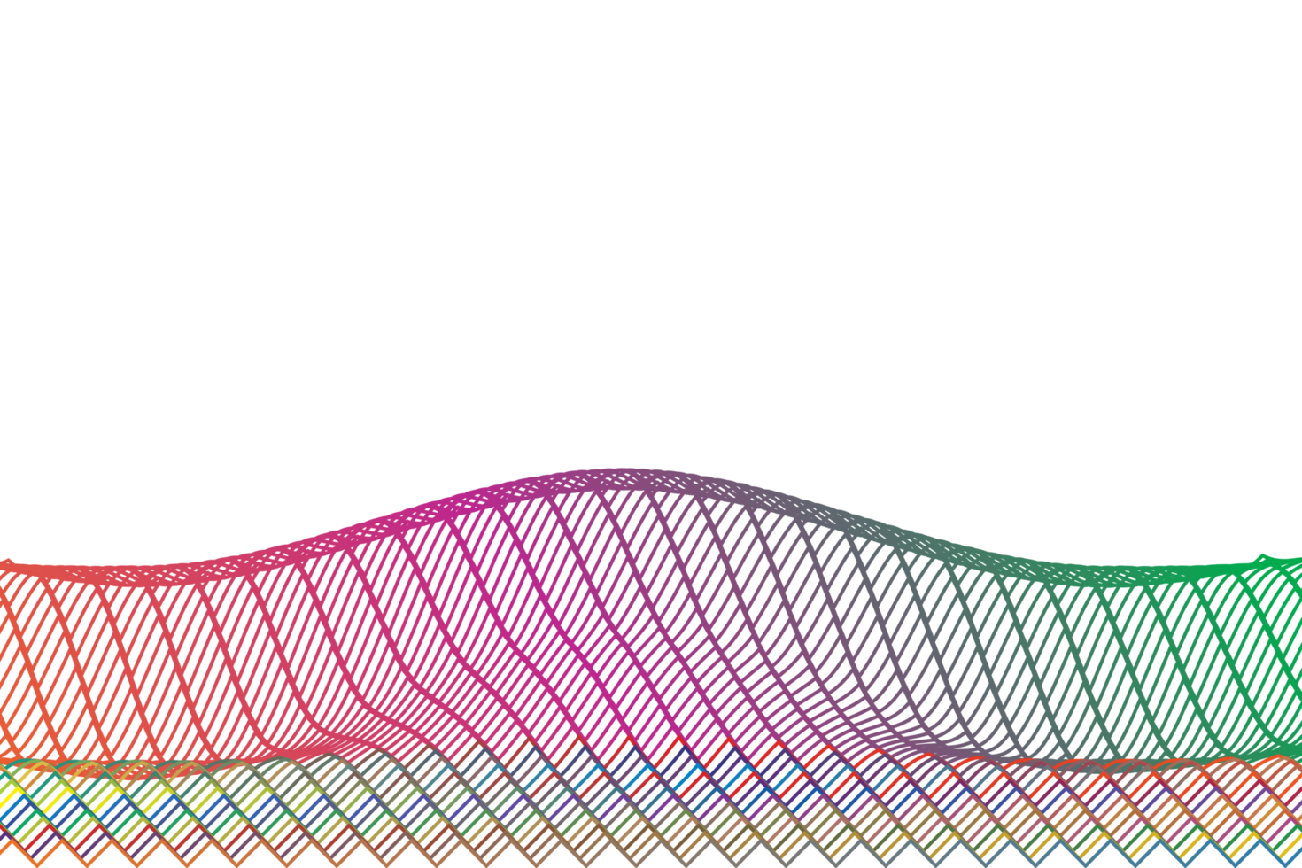 abstract wave background with colorful lines png