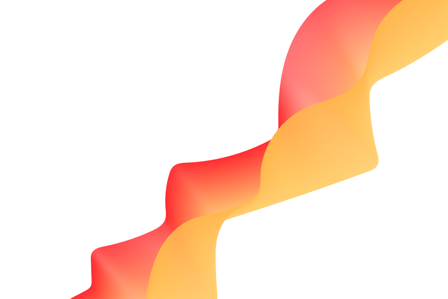 orange and red wave background png